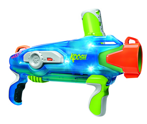 Koosh Recon Solar Blaster at Hasbro Showroom for Toy Fair 2012
