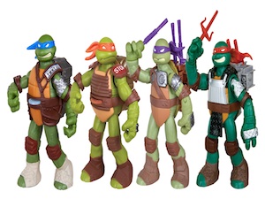 teenage mutant ninja turtles toy videos