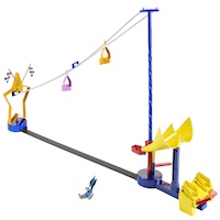 Turbo Zip Line Stunt Race