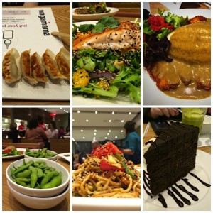 Pictures of japanese food from wagamama at market street lynnfield.