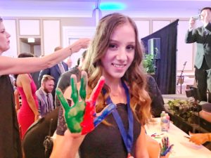 Handprint Ceremony Hyundai Hope on Wheels