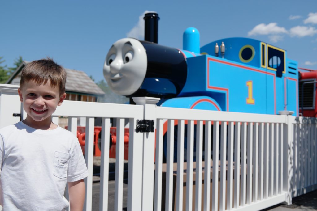 Thomas the train at Edaville Railroad