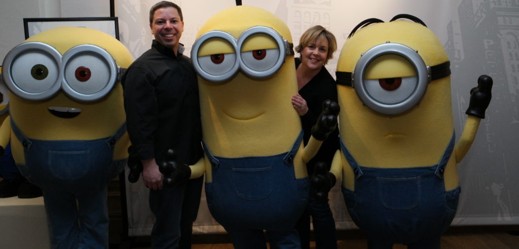 ToyQueen and Minions at Toy Fair